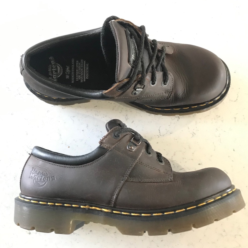 Dr Martens Mens 8933 Brown Leather Oxfords Size 13